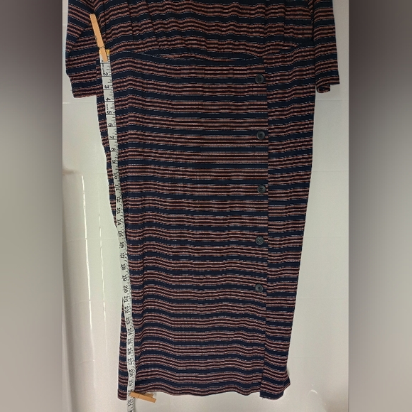 Lane Bryant Boatneck Sheath Dress With Button Detail - Picture 9 of 12